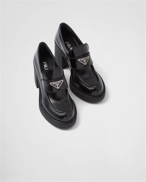 prada driving loafer womens|prada high heeled loafers.